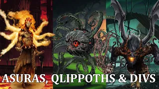 Pathfinder Religion Guide: Asuras, Divs and Qlippoths!