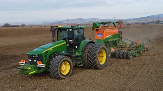 John Deere 8530 | Amazone Cirrus 6003-2c | sejba jarného jačmeňa| PD Ludanice