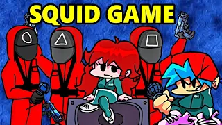 Friday Night Funkin' VS Squid Game Mod + Cutscenes (Red Light Song On Hard)