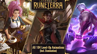 (OUTDATED, SEE DESC.)Legends of Runeterra - All 104 Level Up/Ascend Animations