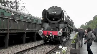 No.35028 'Clan Line' on the Bluebell Railway 8/10/21: Bonus Clips
