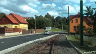 Tramvajová trať: Jablonec nad Nisou - Liberec (Viadukt), linka 11 (7/2015)