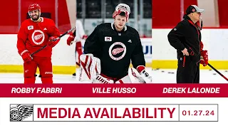 Fabbri, Husso, & Derek Lalonde Morning Skate Updates | Jan 27 vs VGK