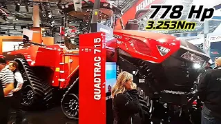 Case 715 Quadtrac at Agritechnica exhibition 2023 [Pure size & Power] - HD