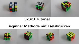 3x3x3 Zauberwürfel Tutorial | einfach erklärt mit Eselsbrücken