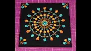 Dot painting with Artist Janette Oakman 45 Full Tutorial Pointillism Geometric Art