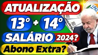 SAIU AGORA: LULA decidiu PAGAR 13º salário + ATUALIZAÇÕES do 14º SALÁRIO dos APOSENTADOS?