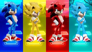Sonic 🔴 Super Sonic 🔴 Red Sonic 🔴 Hyper Sonic (Dance Monkey x Bones x Enemy x Kiss Me More)
