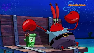 Mr. Krabs Meets Cashina | Full Scene | SpongeBob & his friends