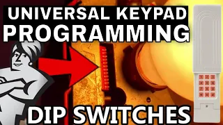 LiftMaster Universal Keypad | Program an Old Genie Dip Switch Opener