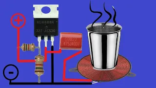 New Idea : How to Make an Induction Heater Working with a Single Mosfet