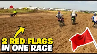 2 RED FLAGS IN 1 RACE!!!🚩| MotoVlog #5