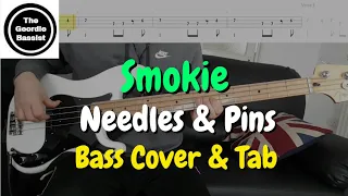 Smokie - Needles And Pins - Bass cover with tabs