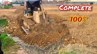 Complete 💯 Episode Finale​ Of Construction by Bullozer Clearing with DumpTruck Heavy 25 T