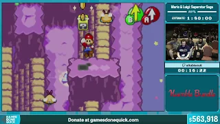 Mario & Luigi: Superstar Saga by altabiscuit in 1:29:28 - SGDQ 2015 - Part 120