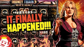 MONEY TRAIN 3 😱 FIRST EVER 100,000X NON BONUS BUY MAX WIN!!!