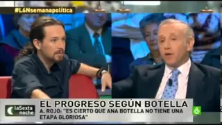 Pablo Iglesias ridiculiza a Eduardo Inda y El Mundo TV.