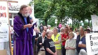 Peter Waschinsky: Flugrouten Montagsdemo Friedrichshagen 18.7.2011