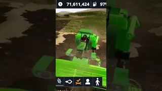 Tractor combine in farming simulator 20 #viral