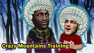 Ngannou secret training with Khabib