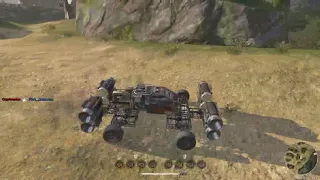 Crossout car stunt