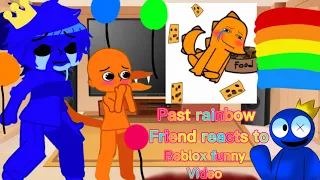 💢Rainbow 🌈 🔴 🟢🟣🟠 friends react to 💢Roblox🔥💦funny video💦🌈 (gacha club) 🔥part 4 special ✨