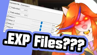 How to create a EXP File? [VtubeStudio] [PRPRLive] [Live2d Vtuber]