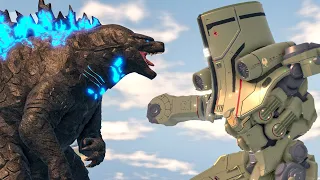 Cherno Alpha Vs Godzilla 2021 Early Fight ! - Kaiju Universe