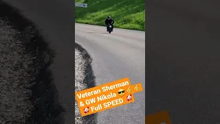 Veteran Sherman - Really Full Speed 😎🤙🤙🤙