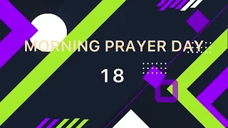 DAILY MORNING PRAYER MARCH 18