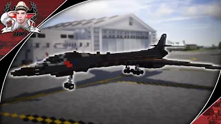 Minecraft: Modern Warfare B-1B "Lancer" | Heavy Bomber Tutorial (Landed + In-Flight Versions)
