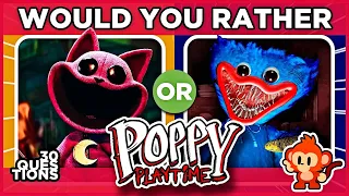 🌙🔄🐈‍⬛ CATNAP  HUGGY WUGGY |  POPPY PLAYTIME |  would you rather #monkquiz #quiz