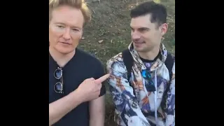 Conan O'Brien and Flula Borg- behind the scenes of Conan without borders in Germany
