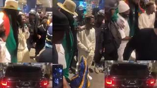 Shatta Wale & SM Fans Welcome Morgan Heritage To Ghana From Jamaica 🇯🇲 At The Kotoka Int. Airport