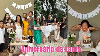 12 anos da Laurinha , surpresa de café da manhã na cama | LAÍS VELOSO