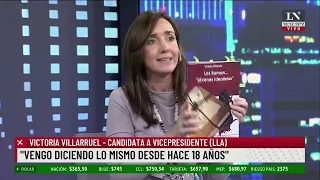 Victoria Villarruel: "Me sorprendió la poca calidad humana de los candidatos"