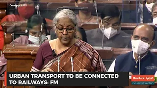 Urban Transport To Be Connected To Railways, Says Finance Minister: Union Budget 2022