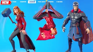 What if Wanda and Doctor Strange uses Superhero and Supervillain Emotes in Fortnite シ