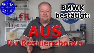 AUS für den Resilienzbonus - keine höhere Vergütung für deutsche PV