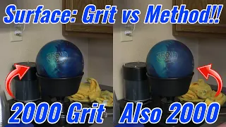 Surface Tutorial: Same Grit, Different Sanding Method!