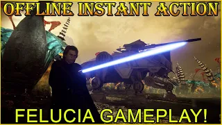 Offline Instant Action Gameplay (Felucia) - Star Wars Battlefront 2 (Offline Gameplay)