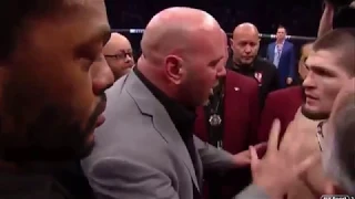 Dana White Yells  “F*CKING STOP” Khabib UFC 229