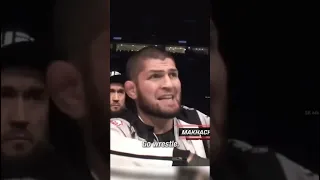 Khabib gives instructions to Islam from the corner. #khabibnurmagomedov #islammakhachev #ufc #edit