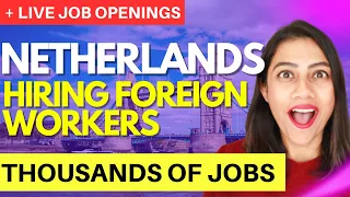 How to get a JOB in NETHERLANDS | JOBS WITH VISA SPONSORSHIP in NETHERLANDS 🇳🇱