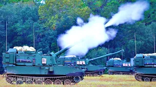 The Newest M109A7 Paladin Self-Propelled Howitzer Live-Fire