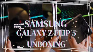 Samsung Galaxy Z Flip 5: Unboxing, Comparison to iPhone, and First Impressions ♡