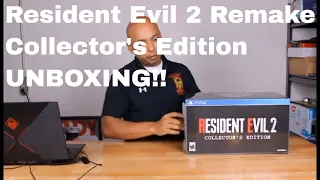 Resident Evil 2 Remake Collector's Edition Unboxing!!