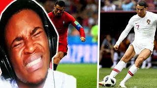 That's TUFF! Messi Fan Reacts To: Cristiano Ronaldo INSANE KNUCKLEBALL GOALS EVER