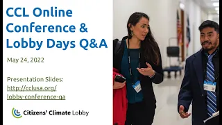 CCL Training: Q&A About June 2022 Conference & Lobby Days