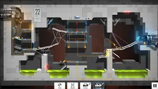 Bridge Constructor Portal   Portal Proficiency DLC   level 22 low budget solution